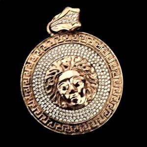 Medusa charm about 3”